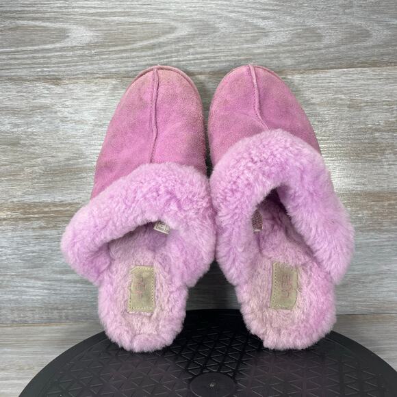 UGG Women’s Scuffette II Purple Suede Slip Ob Slipper Size 11 - Picture 8 of 10